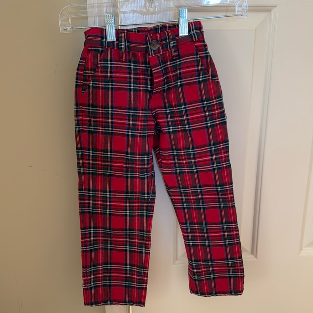 Beaufort bonnet boys plaid pants size 5T
